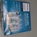 Philips Avent Anti-Colic Baby Bottle with AirFree Vent, Slow Flow 1 Nipple, 0m+, 4oz, 4 Pack, Clear, SCY701/04
