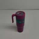 REDUCE Chiller Vacuum Insulated 40 oz Tumbler with Spill-Proof Silicone Straw - Sustainable Tritan Lid with Water Intake Markers - Soft Sit Base Travel Mug - Dishwasher Safe - Berry Bliss