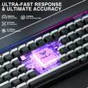 AULA Hero 68 HE 60% Gaming Keyboard Wired, Hall Effect Magnetic Switch Keyboard with 8K Hz Polling Rate, Side Printed PBT Keycaps, RGB Backlit Light Box, Customizable Web Software for PC/Mac Gamers