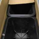 ANNKUT 6 Inch Heavy Duty Bed Risers, Furniture Risers for Desk, Chair, Table or Sofa, Couch Lift Risers, Supports up to 2200 lbs per Leg(8 Pack Black)