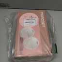 Momcozy M5 Lite Hands-Free Wearable Breast Pump, DoubleFit Flange for Baby-Like Comfort, 3 Modes & 9 Suction Levels, No Flange Insert or Hard Carry Case, 24mm, 2-Pack, Cozy Red