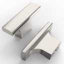 Asidrama 10 Pack Brushed Satin Nickel Kitchen Cabinet Knobs Dresser Drawer Cabinet Hardware Zinc Knobs for Dresser Drawers (Single Hole Knob)