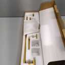 Brushed Gold Bathroom Towel Bar Sets Premium Stainless Steel 4-Piece Bathroom Hardware Set Wall Mounted Square Bathroom Accessories Kit