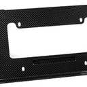 Rear License Plate Frame for Corvette C8 Z06 Only Coupe HTC | ABS Plastic License Plate Holder Bracket for Corvette C8 Z06 2023 2024 2025 2026,Not for Stingray Z51,ABS Carbon
