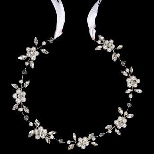 Flower Girl Headpiece for Wedding, First Communion, Bridal, Hair Accessories for Party, Birthday (F13)