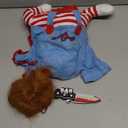 Pet Halloween Costume, Dog Funny Costume Halloween Cosplay Outfits Cute Clothes Adjustable Party Dress Up Apparel Accessories for Small Medium Large Dogs (Small)