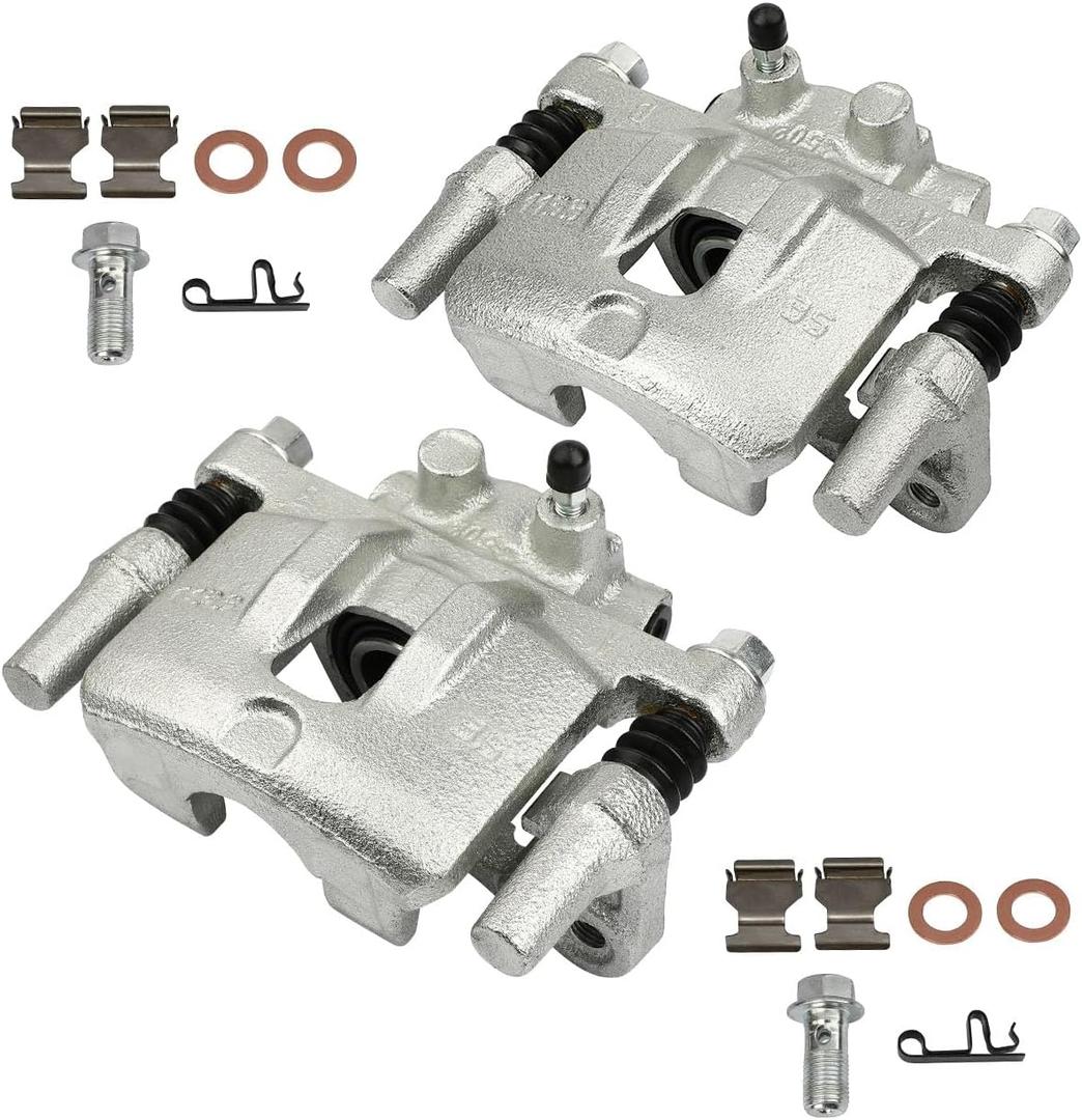 cciyu 18B5039 18B5038 Rear Left & Right Brake Calipers With Bracket For Chrysler,For Dodge,For Jeep,For Mitsubishi