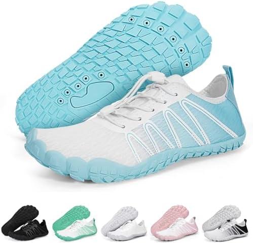 Hike Barefoot Water Shoes for Women Men Footwear, Quick Dry Wide Toe Box Pro Beach Swim Athletic Sports Shoes, Non-Slip Lightweight Aqua Shoe for Pool Hiking Walking Kayaking Diving Surfing Size 37
