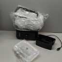 Amazon Basics Electric Food Steamer for Cooking Vegetables, 3-Tier Design, 60-Minute Timer with Auto Shutoff, Easy Water Refill System, BPA-Free, 9.5 QT, Black