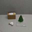 Jefuzh Christmas Tree Night Light - Plug-in Resin Vintage Decorative Wall Decor, Indoor Room Home Accessories, 360 Degree Swivel Plug (1)