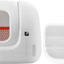 PETKIT PuraMax Self-Cleaning Cat Litter Box with The New Cat Litter Ramp, Auto Smart Litter Box with Double Layered Litter Trapper