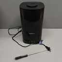 Automatic Humidifiers for Bedroom Large Room, 4.5L Cool Mist Humidifier for Home & Plant with Timer & Humidity Sensor, Last Up to 18H on High Setting, Auto Shut-Off, 360 Nozzle (Black)