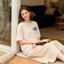 Graphic Tees Summer Women Men Cotton Novelty Oversized Crew Verse in Bible Christian Washed T-Shirt (Green, XL)