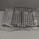 Okuna Outpost Wire Paper Basket Organizer - Letter-Size, Black, Metal, 3-Pack - Turn-in Trays, Paper Trays & Wire Office Bins for Desk
