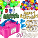 Balloon Pump Electric Party Decorations  Electric Balloon Pump for Balloon Arch Kit, Portable Dual Nozzle Balloon Inflator