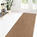 Custom Size Runner Rug 2 ft x 6 ft, 2-82ft Carpet Runners Hallway Entryway Kitchen Garage Laundry Room Area Rugs with Non-Slip Rubber Backing, Sand