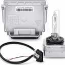 89034934 4L0907391 4L0907391A Xenon HID Headlight Ballast with Igniter and D1S Bulb - Compatible with Jeep Grand Cherokee, Buick Enclave, Audi Q7, BMW 1-Series, GMC Acadia, VW Passat