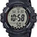 Casio Illuminator AE1500WH Series | LED Backlight | 5-Alarms | 1/100 Sec Stopwatch | Men's Digital Watch (Black)