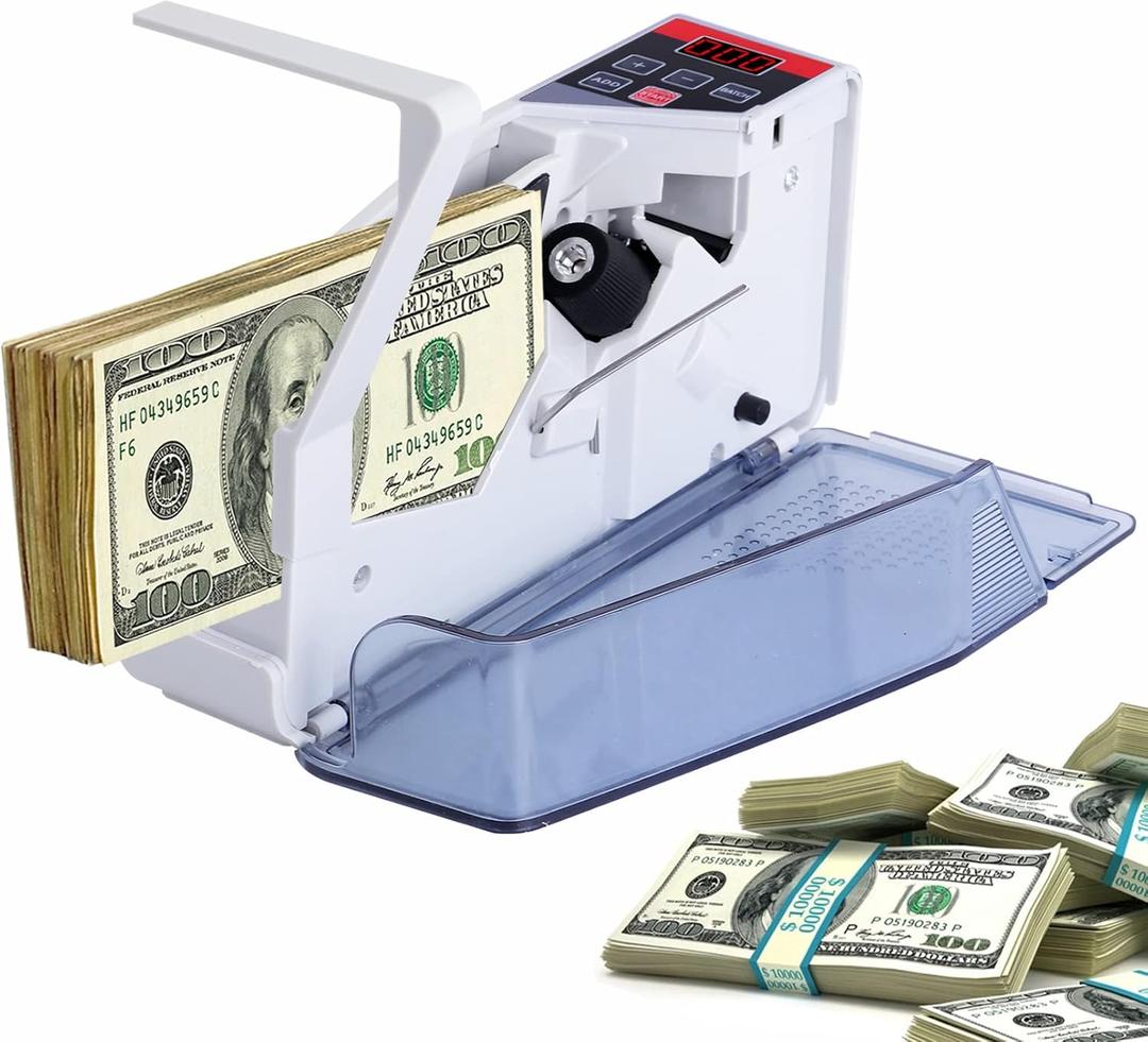 Portable Money Counter Machine Mini Bill Counter Counter Bills Counting Machine Portable Currency Counter Machine