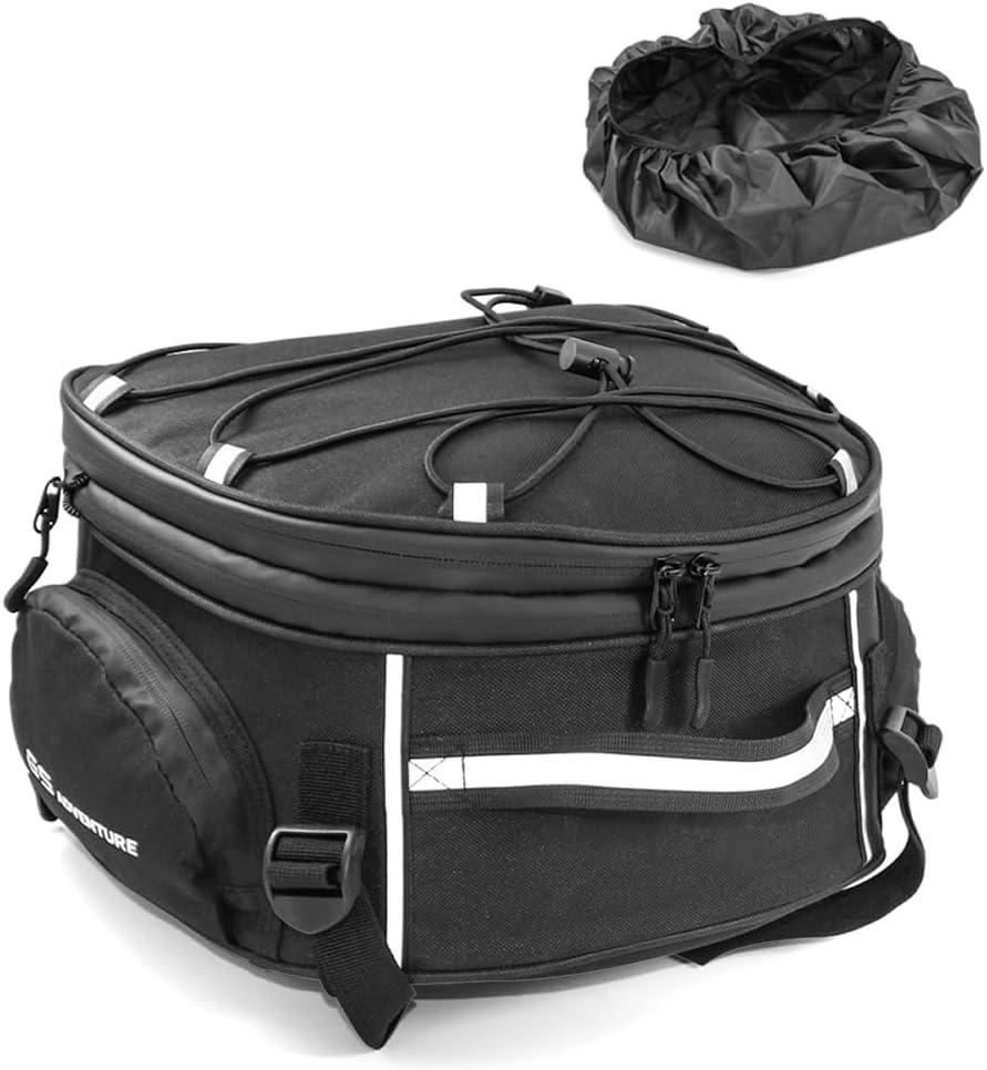 Motorcycle Tour Pack Touring Travel-Paks Tail Bag Rear Rack Bag Waterproof bag 18L-20L Luggage Tool Storage Road Street Sports Motobike Accessories