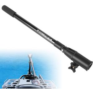 MKA-44 Telescoping Extension Handle Compatible with Minn Kota Transom-Mount Trolling Motors & Most Hand-Steer Outboard Motors | 24" to 40" Adjustable, Tool-Free Install for Enhanced Control