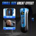 Dog Bark Deterrent Device - 3X Ultrasonic Anti-Bark Device with 5 Adjustable Levels, 30ft Range for Indoor/Outdoor Use Rechargeable & Portable for Your or Neighbor's Dog with Flashlight (Blue)