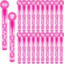 Girl Baby Shower Bubble Wands - 50 Pcs Mini Bubble Bulk with DIY Stickers It's A Girl Bubbles Party Favors Pink Party Supplies Gender Reveal Decorations for Children Kids Goodie Bag Stocking Stuffers