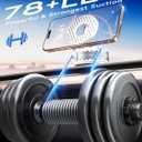 BEBEAR Car Phone Holder for Magsafe [78+LBS Hyper Suction & 4400gf Strongest Magnetic] 360Adjustable Car Phone Mount, Phone Holders for Car/Gym/Mirror for iPhone 16 Pro Max & Android - White