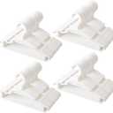 GoodtoU Baby Hangers 100Pack Kids Plastic Baby Clothes Hangers for Closet Small Children Infant Toddler Child (White)