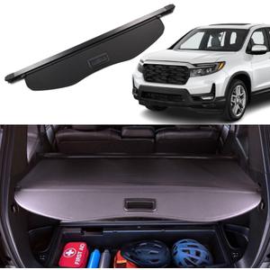 Cargo Cover for 2024 Honda Passport 2019 2020 2021 2022 2023 2025 Accessories Rear Trunk Cover Trunk Security Cover Shielding Shade Black