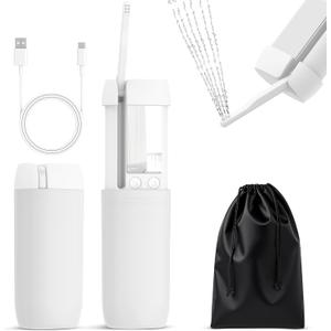 Portable Bidet, 150ml Tank, Peri Bottle for Women with 3 Pressure Modes, 1500mAh Rechargeable Battery for Travel and Postpartum Use, Small and Portable Powerful Travel Bidet (White)