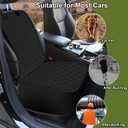 Femuar 2 Packs Car Front Seat Cover for Dogs, Waterproof Pet Car Seat Protector, Nonslip Scratch-Proof Dog Seat Cover for Cars, Trucks & SUVs