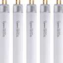 Wesome Lighting F54T5/841/HO Fluorescent Light Bulb, 46 Inch, T5 54 Watt Replacement Tube, 4100K Cool White, 4200 Lumens, High Output, G5 Bi-Pin Base, 4FT T5 Grow Light Bulbs - 5 Pack