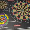 HELLO PAPAYA Magnetic Dart Board - 12Magnetic Darts+12Sticky Balls Or 2 +40 Foam Dart,Fun for Family Game and Party with Friends, Christmas Birthday Gifts Toys for 3-12 Year Old Boys (Large)