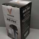 85 oz (2.5L) Airpot Coffee Carafe with Pump, Insulated Stainless Steel Coffee Dispenser, Coffee Carafes for Keeping Hot/Cold, Hot Beverage Dispenser for Party (84.5 Ounces, 1 Pack)