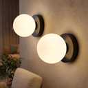 Battery Operated Wall Sconce Set of 2, Dimmable Wireless Black Wall Lamp with 14000mAh Rechargeable Battery, Portables Cordless Wall Light Fixtures for Painting Living Room Bedroom Bathroom