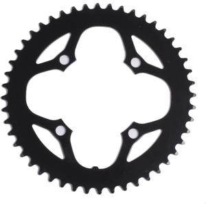 PROWHEEL Universal Bike Round Chainring,104mm BCD 42T/44T/46T/48T Steel Single Bike Chainring for 6 to 12 Speed MTB,E-Bike,Folding Bike,Road Bike,City Bike,BMX,Fat Bike,Cargo