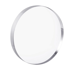 CiaoHER 1in Thickness 8in Diameter Acrylic Disc Display Block Clear Polished Round Pedestal Stand Riser 8" x 8" x 1", 1 Pack