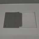 TUDIA SKN FLIP Designed for Onyx Boox Go 7 / Go Color 7 Case (Gen 1 & 2, 2024/2025)  [Enhanced Auto Wake/Sleep Function] Slim Shockproof Trifold 7" Cover with Transparent TPU Back (Grey)