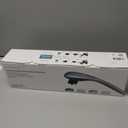 MEGAWISE Handheld Deep Tissue Neck Back Electric Massager for Shoulder, Waist, Leg, 3700 RPM Powerful Motor (Silver)