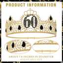 60th Birthday Decorations for Men - King Black Gold Party Decor Supplies Sash Crown Balloons Cake Topper Candles Gifts for Husband Dad, Happy 60 Year Old Back in 1966 Cheers Anniversary Sign