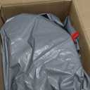 Zober Large Christmas Tree Storage Bag - Fits 9 Ft Artificial Trees - Plastic, Waterproof Christmas Tree Bag For Storage Box For Xmas - Strong, Durable Handles - Label Card Slot - Gray