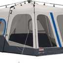 Coleman 8 Person Instant Camping Tent with 1-Minute Setup, Large Family Tent with Pre-Attached Poles, Air Vent, & Carry Bag, Sets Up in About 60 Seconds