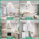 Reinforced 97011723 Bathroom Exhaust Fan Cover with Springs,ABS Plastic Square Ceiling Laminar Air Flow Air Conditioning Grilles Diffusers,Air Diverter,vent cover,Ventilation Fan (1, 9in)