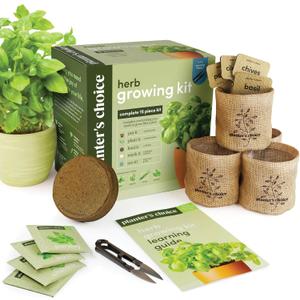 Indoor Herb Garden Starter Kit - Mother's Day Gift - Coolest Gifts for Women - Birthday for Her - House Warming Gift New Home for Plant Lovers - Womens, Wife, Mom Presents - Gardening Herbs