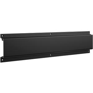 Wall-Mount Garage Rail with 16-Inch Mounting Holes, Compatible with Standard 16" Studs, Hold Up to 250lbs, Black Wall-Mount Garage Rail with 16-Inch Mounting Holes, Compatible with Standard 16" Studs, Hold Up to 250lbs, Black