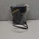 Single Serve One Cup Coffee Maker, for K Cups and Grounds, Mini Coffee Maker with Portable Handle, 6 to 12 Oz Brew Size, for Travel, Camping, Office, RV and Dorm, 120V, Black and Gold