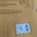 Winsome Dylan Snack Table Set with Stand, for Living Room, 26", Espresso, Set of 4 Tables