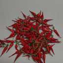 Artificial Pepper String, 5 Pack Simulation Artificial Lifelike Fake Vegetable Artificial Chili Red Pepper Hanging String Photography Props for Home Kitchen Farm Harvest Decoration (Red Chili, 5pcs)