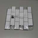 Art3d Peel and Stick Backsplash for Kitchen White Subway (10 Tiles, Thicker Design) (White With Black Grout)